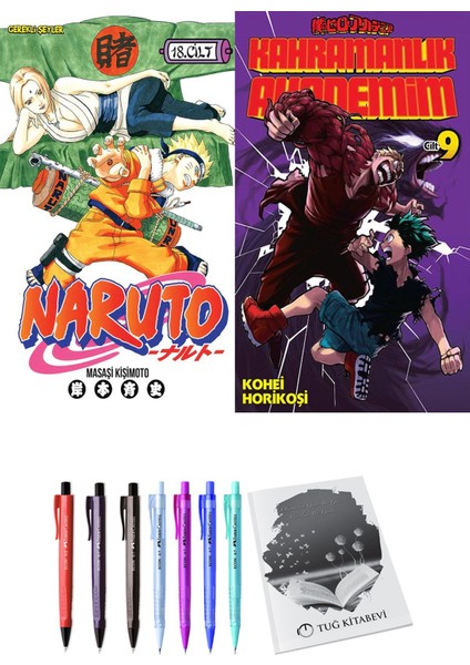Naruto 18 ve Kahramanlık Akademim 9 2li Set