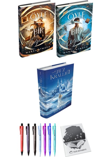 Öyle Bir Uğradım 2li Set Ciltli ve Buz Krallığı Ciltli Sena Nur Işık