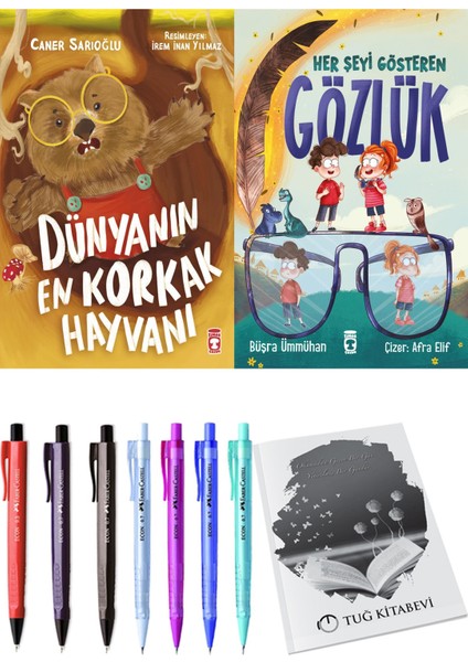 Her Şeyi Gösteren Gözlük ve Dünyanın En Korkak Hayvanı 2li Set