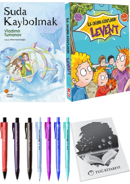 İlk Okuma Kitaplarım Levent 1 10 Kitap ve Suda Kaybolmak 2li Set