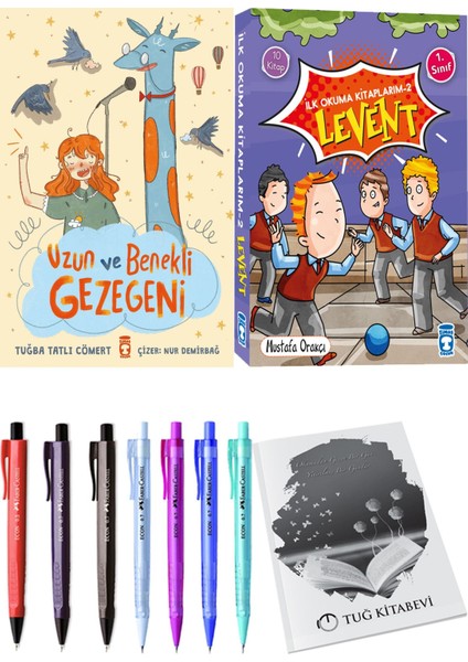 İlk Okuma Kitaplarım 2 Levent 10 Kitap ve Uzun ve Benekli Gezegeni 2li Set