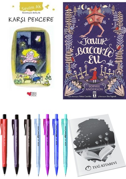 Tavuk Bacaklı Ev ve Karşı Pencere 2li Set
