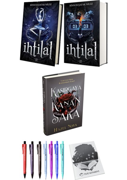 Ihtilal 2li Set Ciltli ve Kasırgaya Kanan Saka Ciltli Hazel Noya