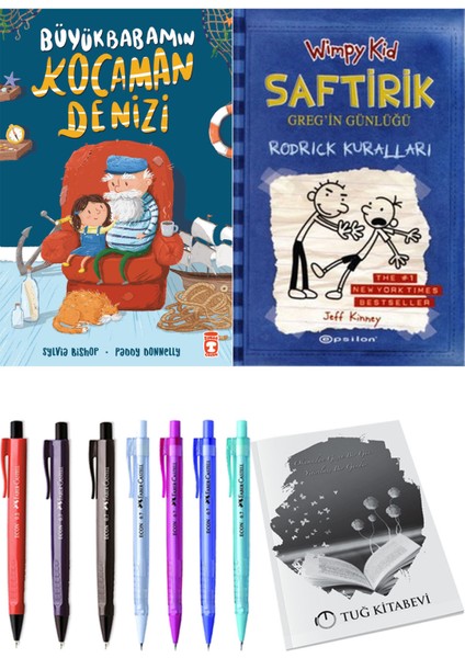 Saftirik 2 Rodrick Kuralları ve Büyükbabamın Kocaman Denizi 2li Set