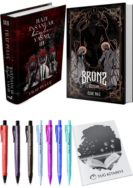 Bronz 1 Şeytan Ciltli ve Bazı Insanlar Böyle Yaşar 3 Ciltli Filiz Puluç 2li Set
