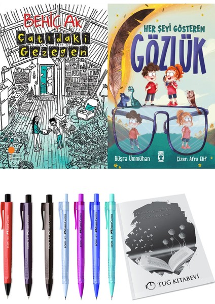 Her Şeyi Gösteren Gözlük ve Çatıdaki Gezegen 2li Set