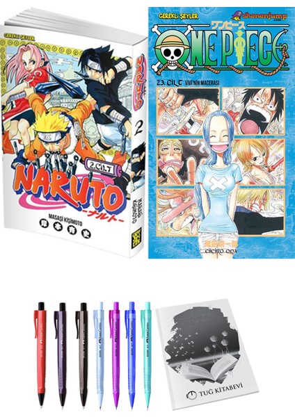 Naruto 2 ve One Piece 23 2li Set