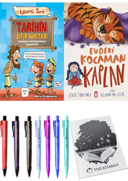 Evdeki Kocaman Kaplan ve Tarihin Sıfır Noktası Anadolu ve Mezopotomya Uygarlıkları 2li Set