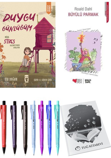 Büyülü Parmak ve Duygu Günlüğüm Mira Stres Kulübesi'nden Ayrılıyor 2li Set