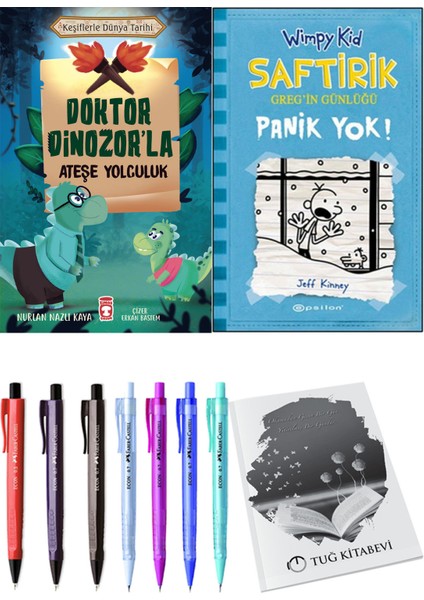 Saftirik 6 Panik Yok! ve Doktor Dinozor'la Ateşe Yolculuk 2li Set