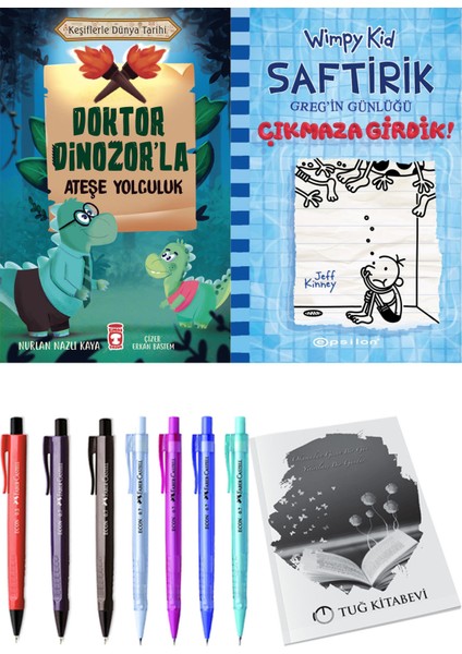 Saftirik 15 Çıkmaza Girdik! ve Doktor Dinozor'la Ateşe Yolculuk 2li Set