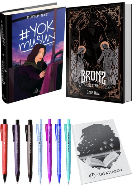 Bronz 1 Şeytan Ciltli ve Ephesus Yayınları Yokmusun Ciltli Meryem Nart 2li Set