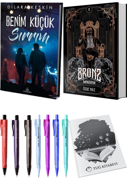 Bronz 2 Imparator Ciltli ve Ephesus Benim Küçük Sırrım 1 Ciltli Dilara Keskin 2li Set