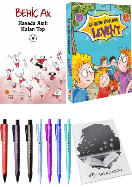 İlk Okuma Kitaplarım Levent 1 10 Kitap ve Havada Asılı Kalan Top 2li Set