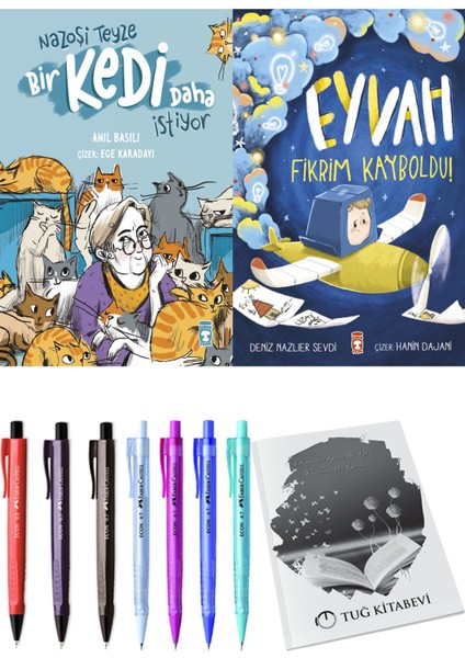 Eyvah Fikrim Kayboldu! ve Nazoşi Teyze Bir Kedi Daha Istiyor 2li Set