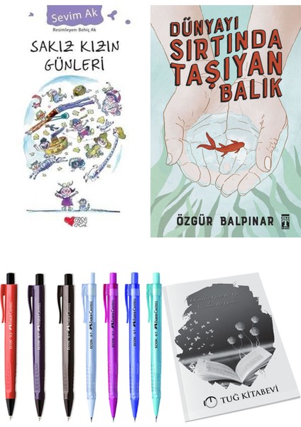 Dünyayı Sırtında Taşıyan Balık ve Sakız Kızın Günleri 2li Set
