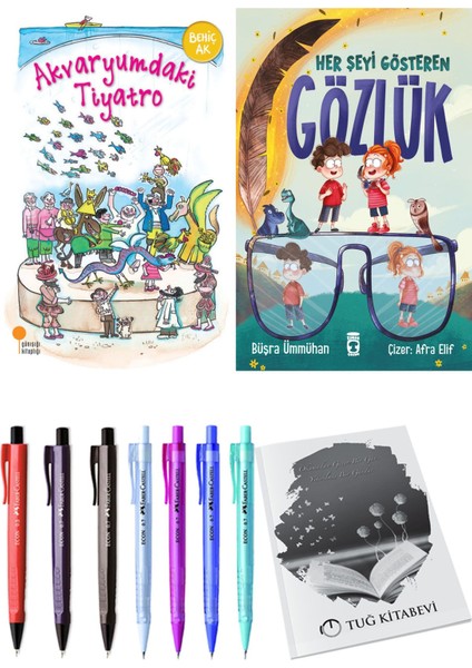 Her Şeyi Gösteren Gözlük ve Akvaryumdaki Tiyatro 2li Set