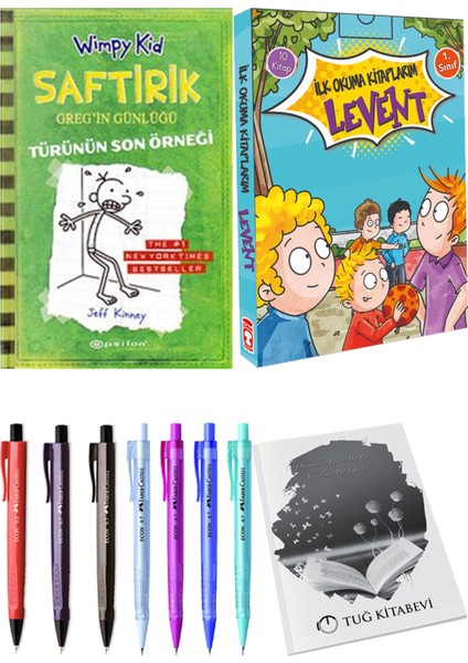 İlk Okuma Kitaplarım Levent 1 10 Kitap ve Saftirik 3 Türünün Son Örneği 2li Set