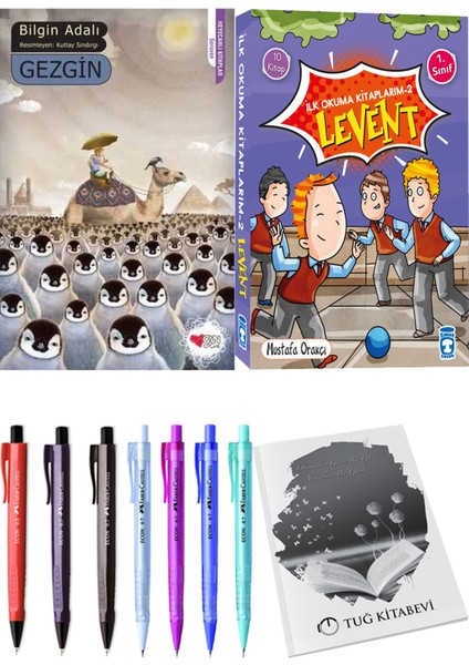 İlk Okuma Kitaplarım 2 Levent 10 Kitap ve Gezgin 2li Set