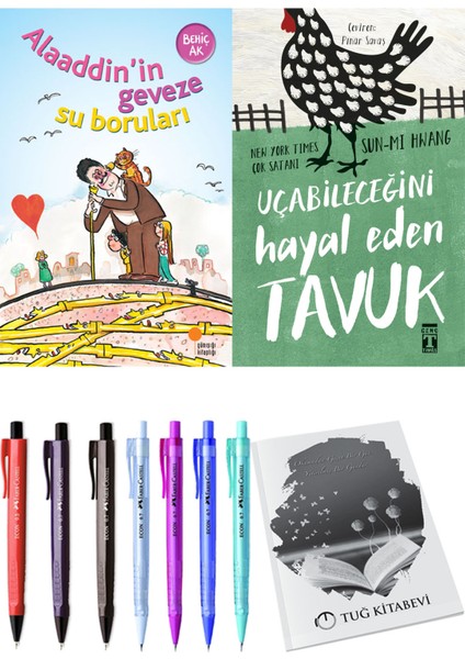 Uçabileceğini Hayal Eden Tavuk ve Alaaddin’in Geveze Su Boruları 2li Set