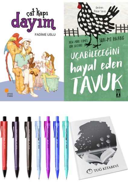 Uçabileceğini Hayal Eden Tavuk ve Çat Kapı Dayım 2li Set