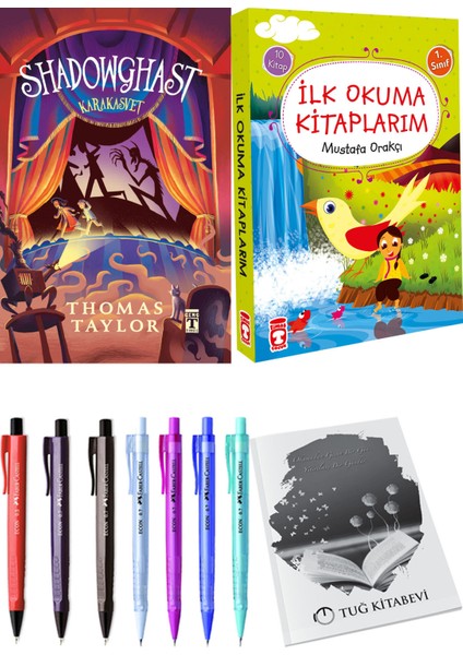 İlk Okuma Kitaplarım 10 Kitap ve Shadowghast Karakasvet 2li Set