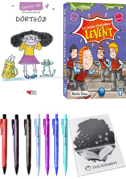 İlk Okuma Kitaplarım 2 Levent 10 Kitap ve Dörtgöz 2li Set