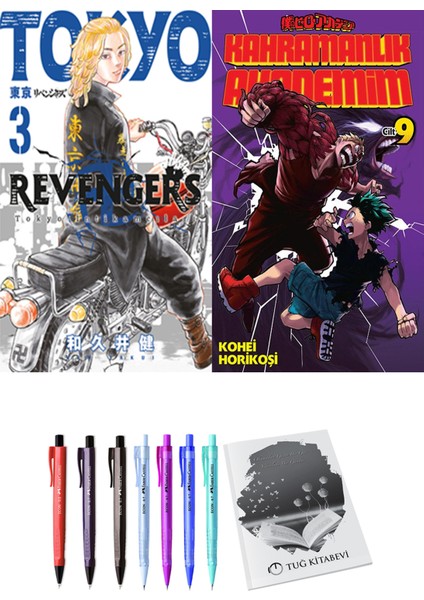 Tokyo Revengers 3 ve Kahramanlık Akademim 9 2li Set
