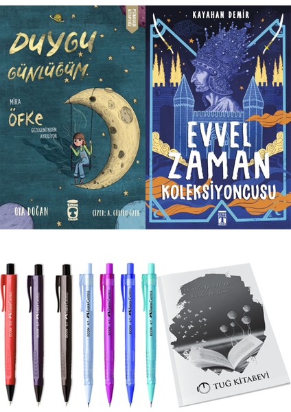 Evvel Zaman Koleksiyoncusu ve Duygu Günlüğüm Mira Öfke Gezegeni'nden Ayrılıyor 2li Set