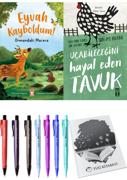 Uçabileceğini Hayal Eden Tavuk ve Eyvah Kayboldum! Ormandaki Macera 2li Set