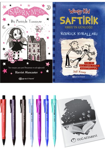Saftirik 2 Rodrick Kuralları ve Isadora Moon 13 Diş Perisiyle Tanışıyor 2li Set