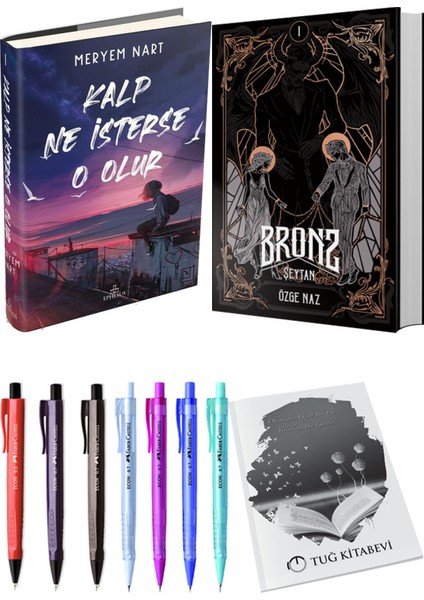 Bronz 1 Şeytan Ciltli ve Kalp Ne Isterse O Olur 1 Ciltli Meryem Nart 2li Set