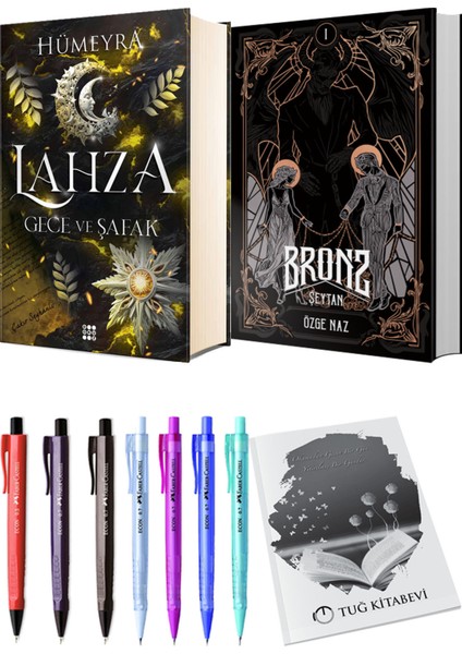 Bronz 1 Şeytan Ciltli ve Lahza 3 Gece ve Şafak Ciltli Hümeyra 2li Set