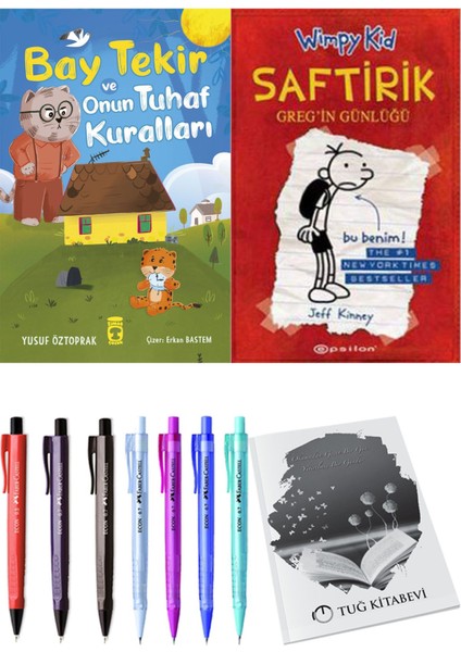 Saftirik 1 Greg'in Günlüğü ve Bay Tekir ve Onun Tuhaf Kuralları 2li Set