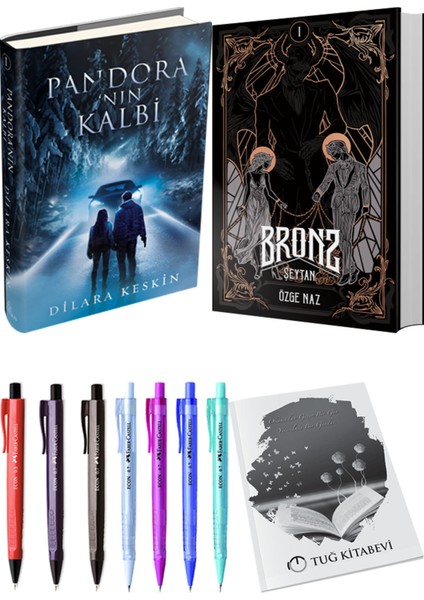 Bronz 1 Şeytan Ciltli ve Ephesus Pandora'nın Kalbi 1 Ciltli Dilara Keskin 2li Set