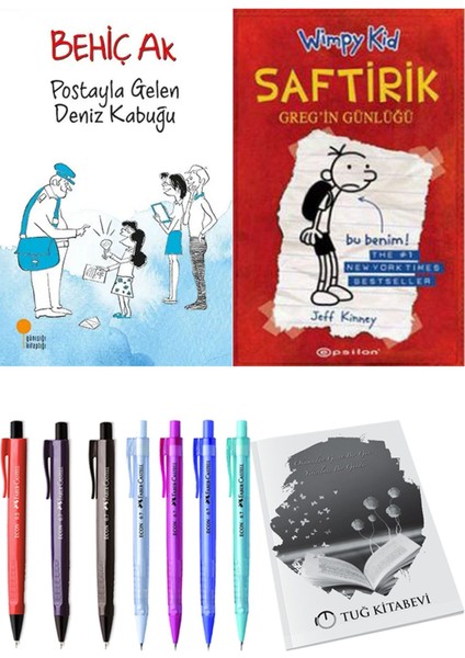 Saftirik 1 Greg'in Günlüğü ve Postayla Gelen Deniz Kabuğu 2li Set