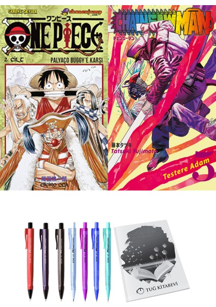 One Piece 2 ve Chainsawman 5 2li Set