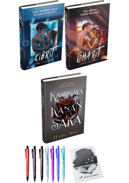 Kasırgaya Kanan Saka Ciltli ve Kibrit Izmarit Ciltli Cemal Latifoğlu