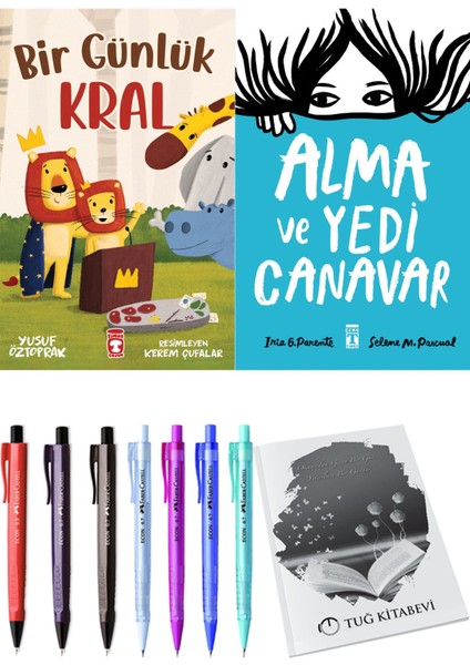 Alma ve Yedi Canavar ve Bir Günlük Kral 2li Set