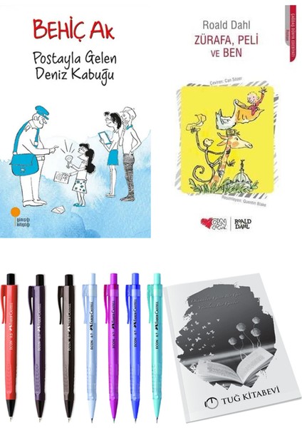 Zürafa, Peli ve Ben ve Postayla Gelen Deniz Kabuğu 2li Set