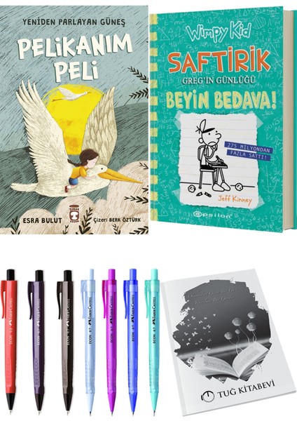 Saftirik 18 Beyin Bedava! ve Yeniden Parlayan Güneş Pelikanım Peli 2li Set