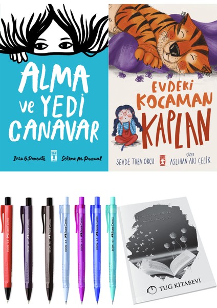 Evdeki Kocaman Kaplan ve Alma ve Yedi Canavar 2li Set
