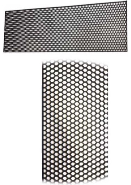 Bal Peteği Abs Plastik Panjur Teli 98X22 cm Siyah modelleri