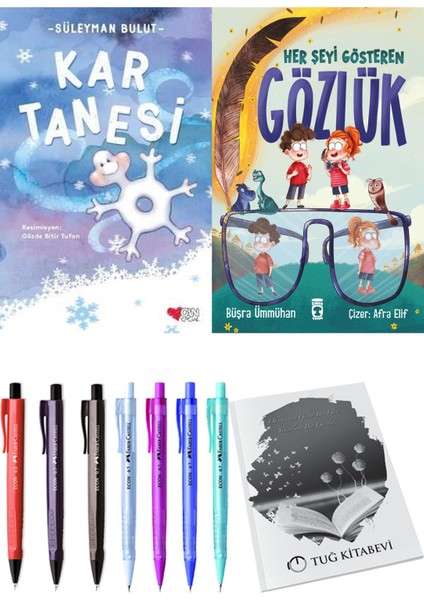 Her Şeyi Gösteren Gözlük ve Kar Tanesi 2li Set