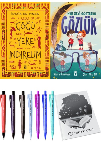 Her Şeyi Gösteren Gözlük ve Göğü Yere Indirelim 2li Set