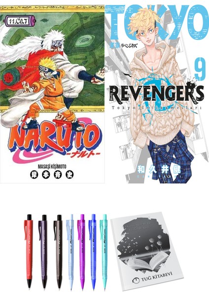 Naruto 11 ve Tokyo Revengers 9 2li Set