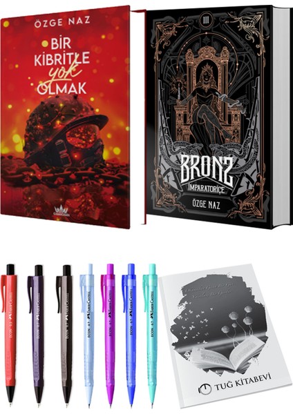Bronz 3 Imparatoriçe Ciltli ve Guardian Bir Kibritle Yok Olmak 2 Ciltli Özge Naz 2li Set