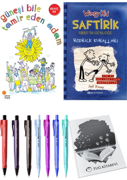 Saftirik 2 Rodrick Kuralları ve Güneşi Bile Tamir Eden Adam 2li Set