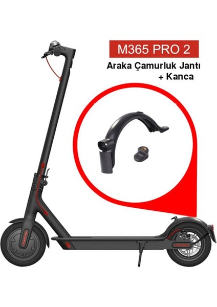 M365 Pro 2 Elektrikli Scooter Için Plakalı Arka Çamurluk ve Kanca fiyatları