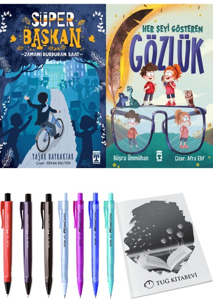 Her Şeyi Gösteren Gözlük ve Süper Başkan Zamanı Durduran Saat 2li Set